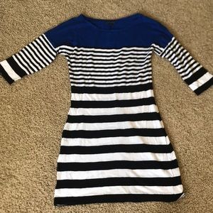 Stripe cotton T-shirt dress
